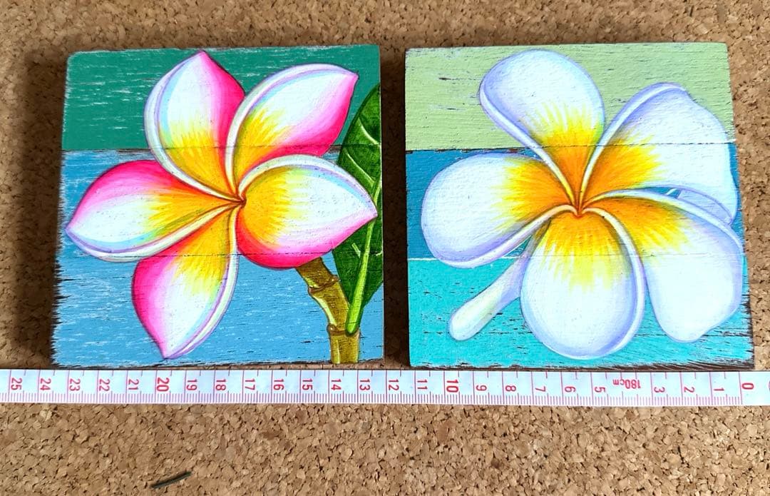プルメリア　ハワイ　アート