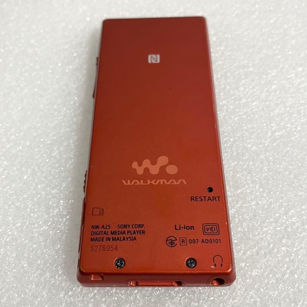 【バッテリー良好】　ソニー　ウォークマン　NW-A25 16GB シナバーレッド