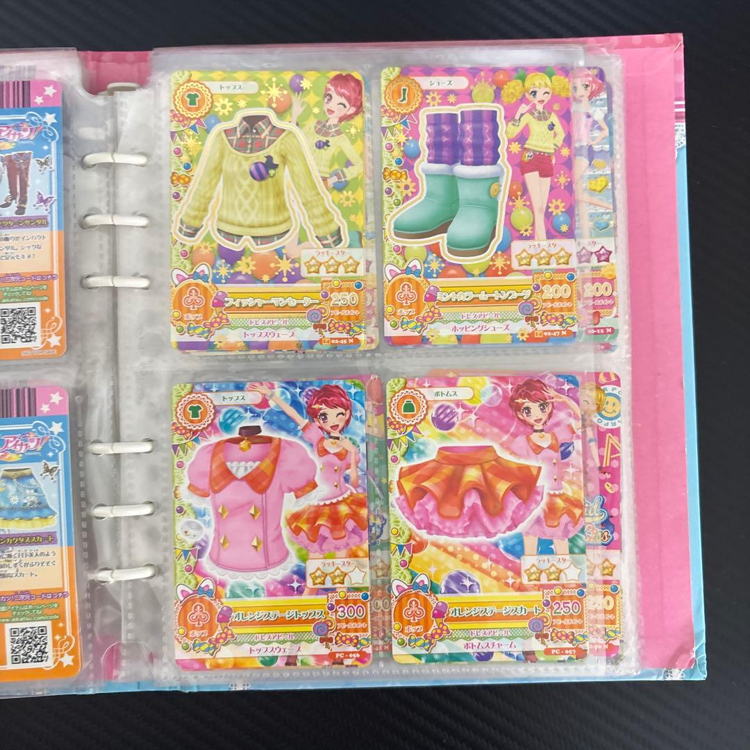 アイカツカード バインダー付き(名前が書いてあります...)