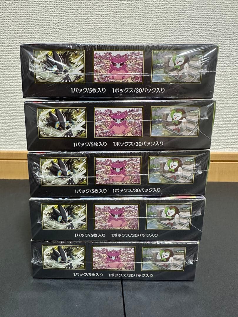 ポケモンカード ムニキスゼロ 5BOX シュリンク付き 未開封