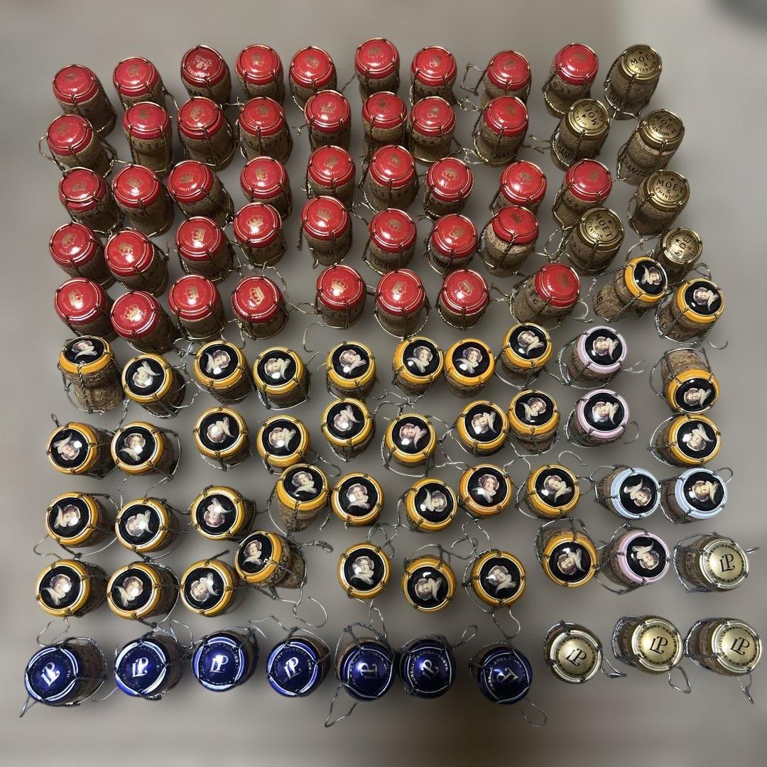 シャンパンコルク　スパークリングコルク　ミュズレ付き　400個 詰め合わせ