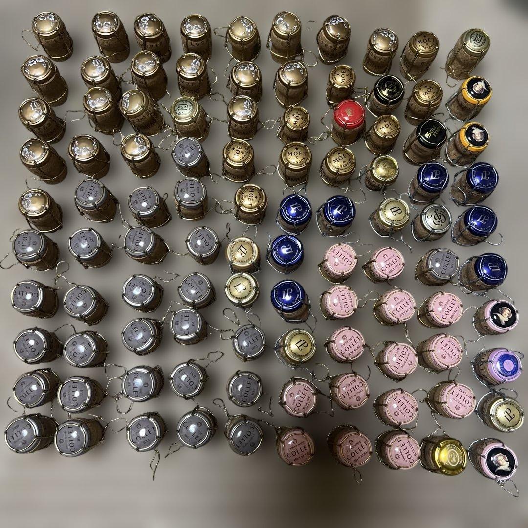 シャンパンコルク　スパークリングコルク　ミュズレ付き　400個 詰め合わせ