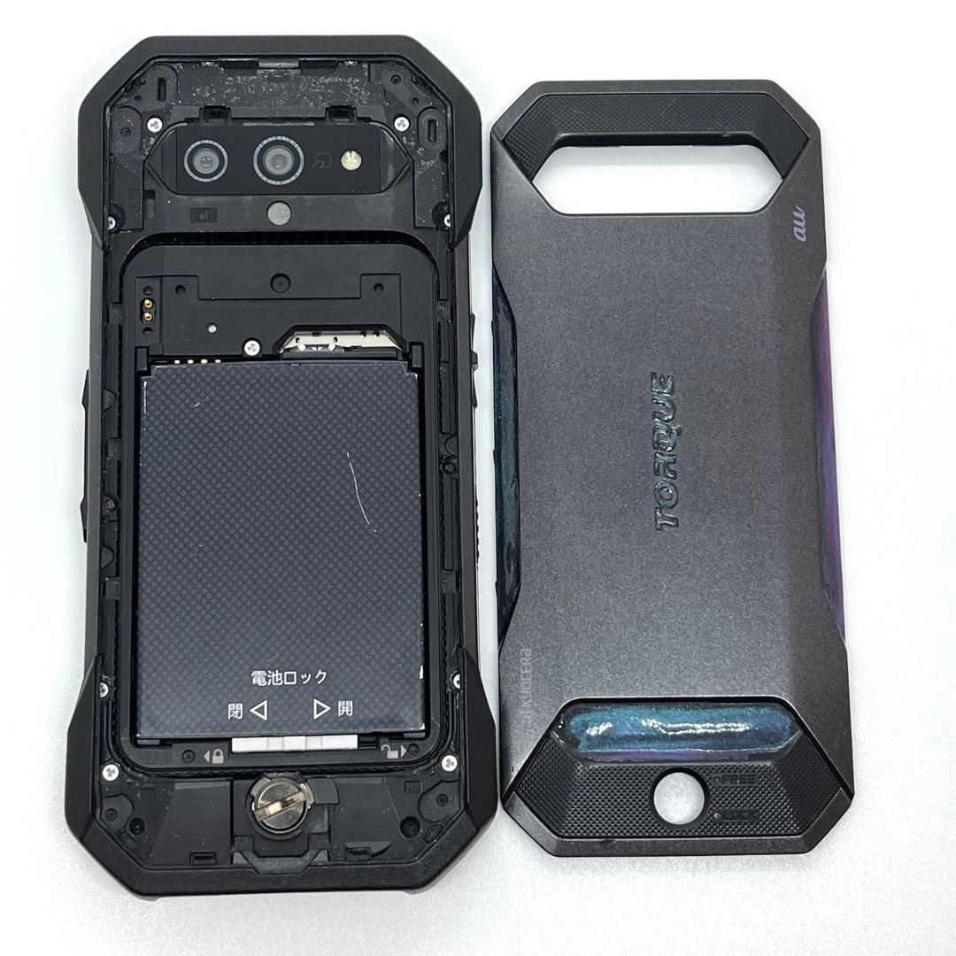【訳あり】TORQUE 5G KYG01 au SIMロック解除済 ブラック②