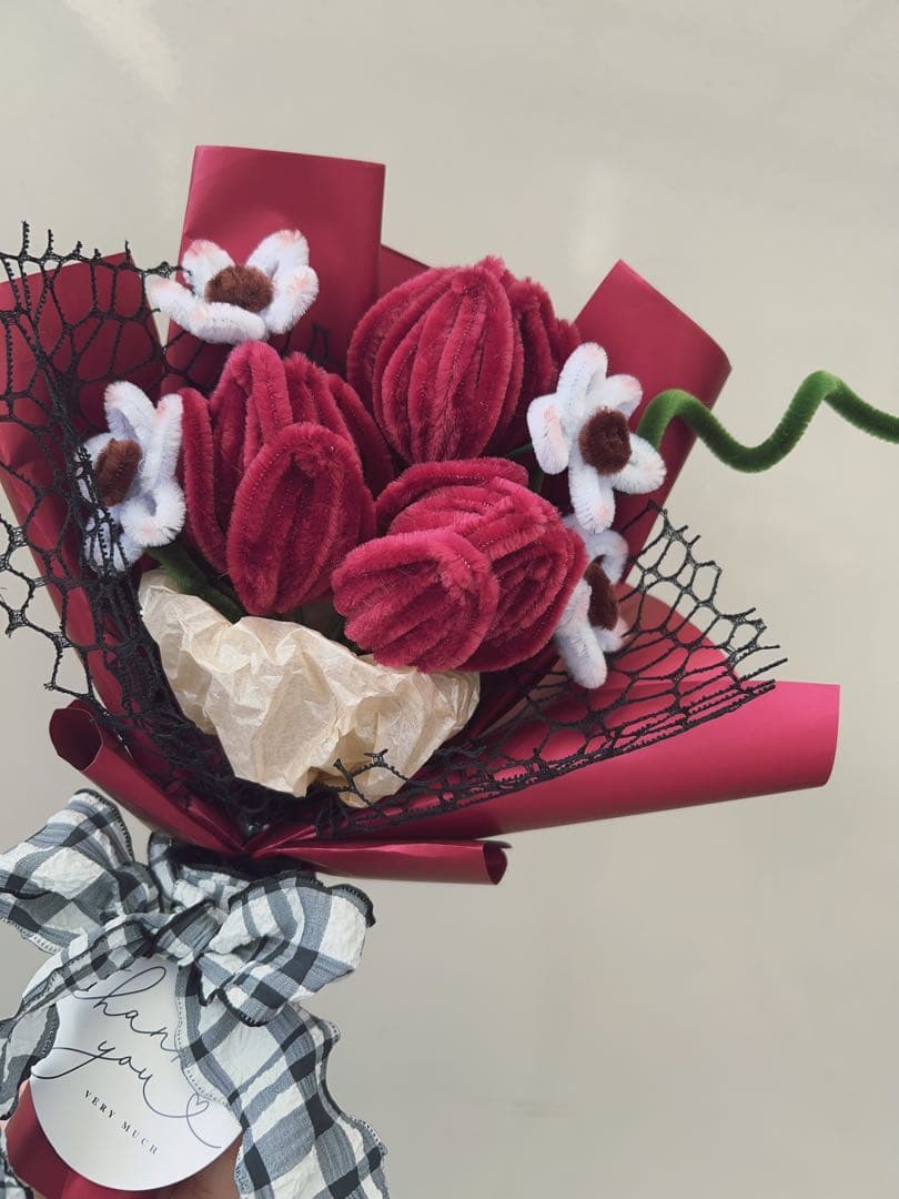 枯れない花束‪‪❤︎‬モールフラワーブーケ‪‪❤︎‬オーダー