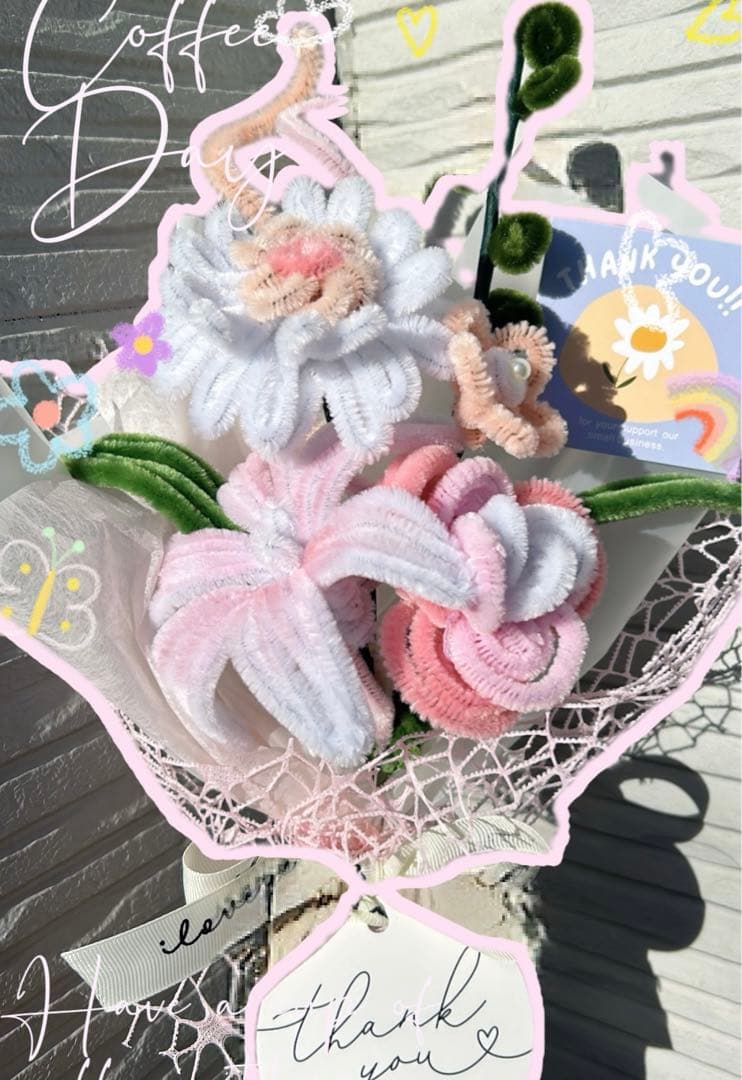 枯れない花束‪‪❤︎‬モールフラワーブーケ‪‪❤︎‬オーダー