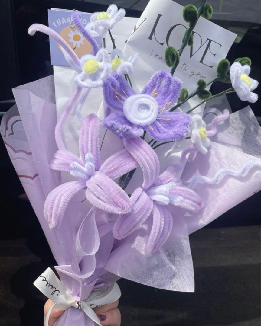 枯れない花束‪‪❤︎‬モールフラワーブーケ‪‪❤︎‬オーダー