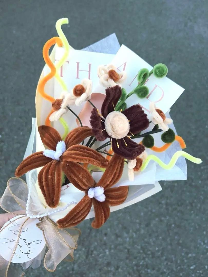 枯れない花束‪‪❤︎‬モールフラワーブーケ‪‪❤︎‬オーダー