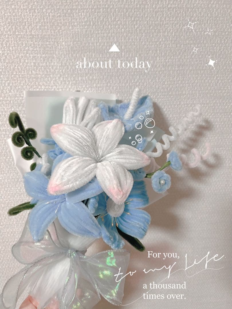 枯れない花束‪‪❤︎‬モールフラワーブーケ‪‪❤︎‬オーダー