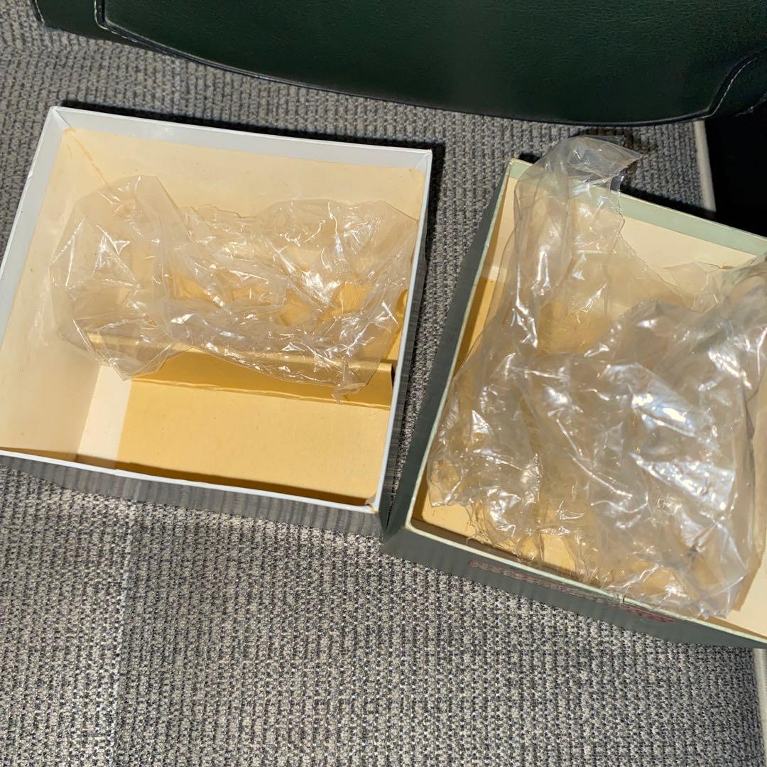 【アンティーク雑貨⭐︎超レア！】トマト型ガラス製　調味料入れ♡昭和レトロ　箱付き