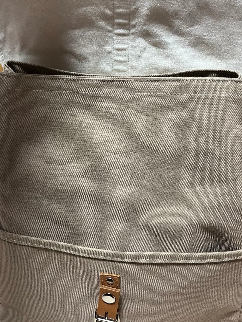 【美品】倉敷帆布　ハンドメイド　リュック　バッグ　本革