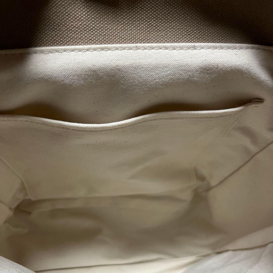 【美品】倉敷帆布　ハンドメイド　リュック　バッグ　本革