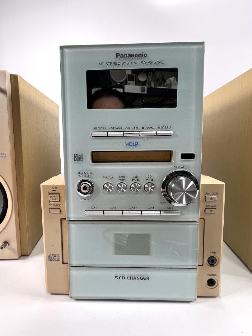 Panasonic SA-PM57MD MDステレオシステム 動作品