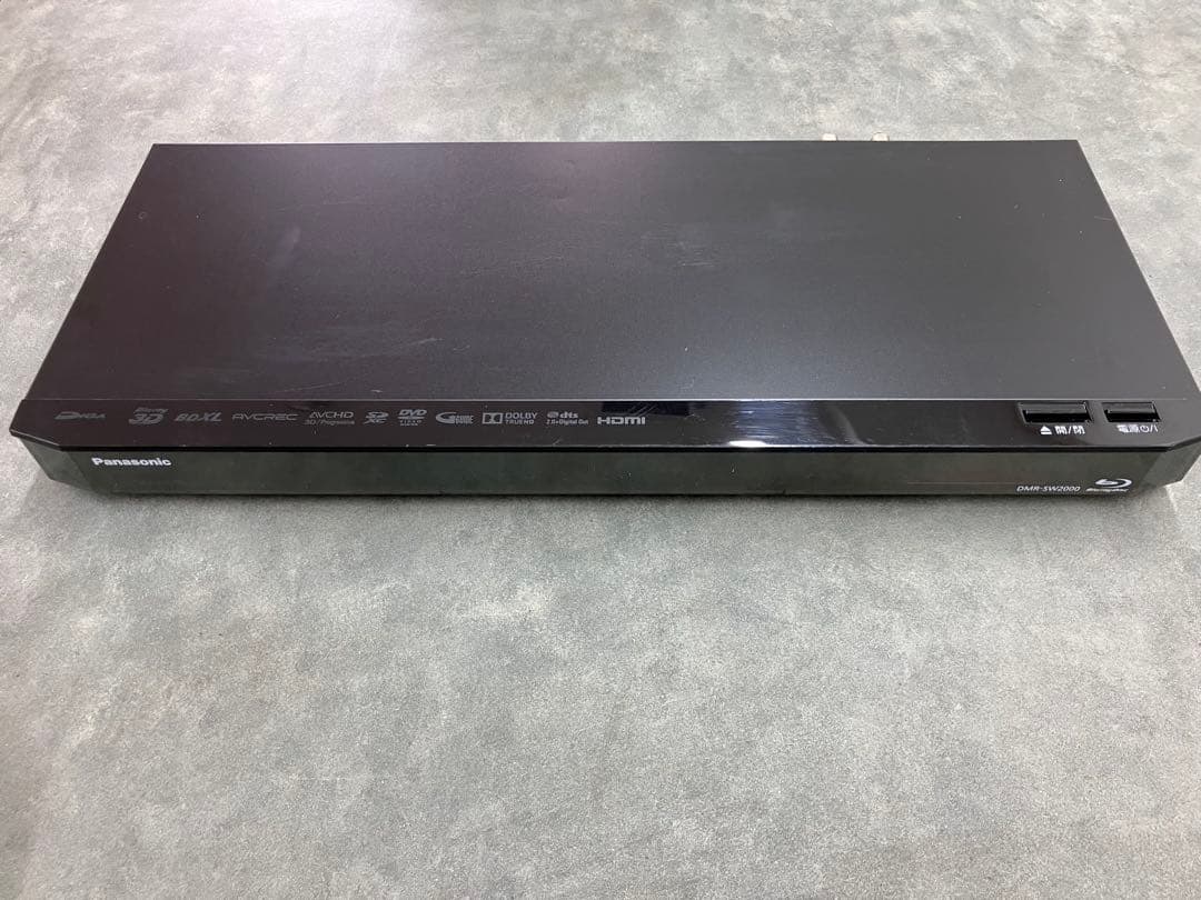 パナソニック　ブルーレイディスクレコーダー　DMR-SW2000 付属品付