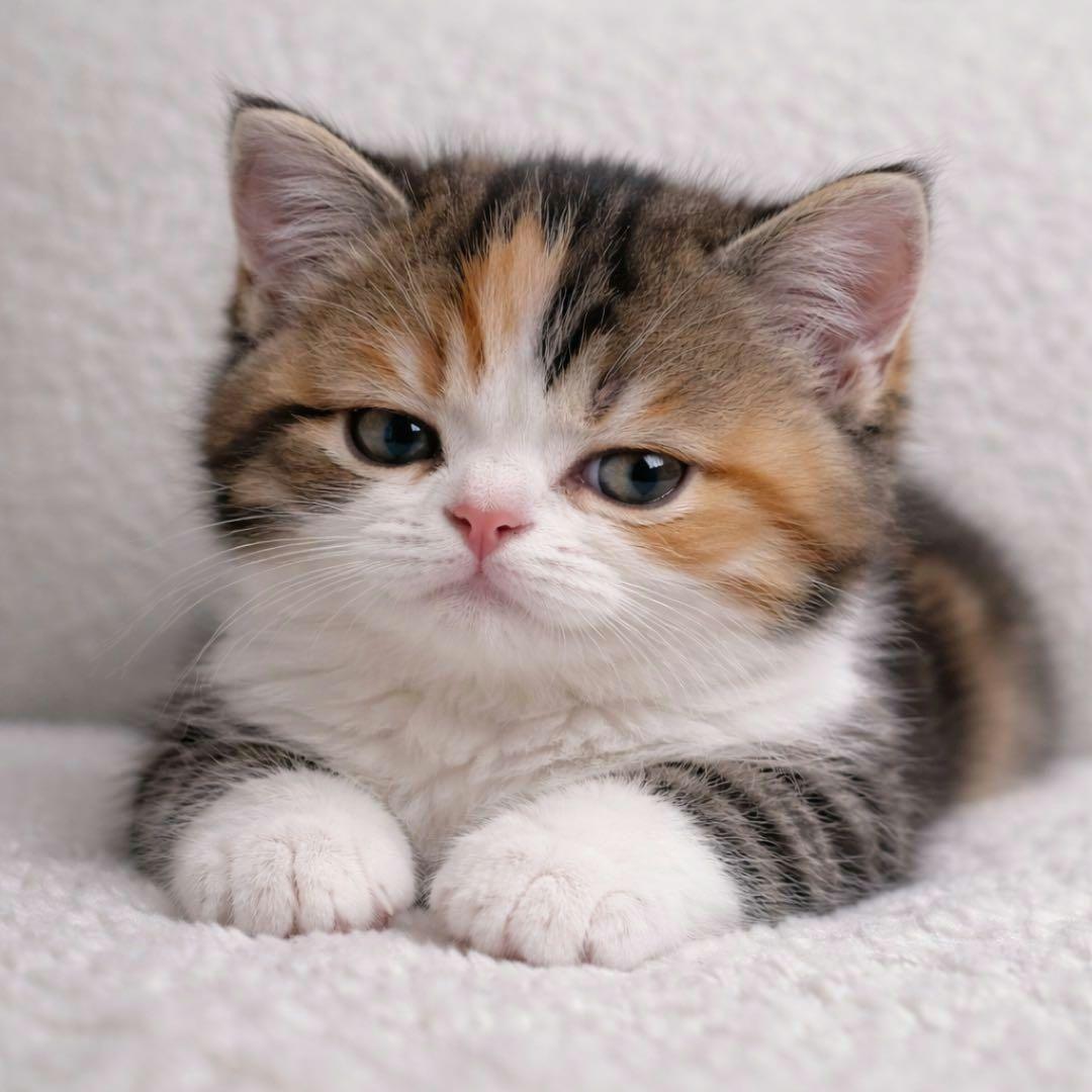 もふもふねこちゃんパネル生地　ハンドメイド