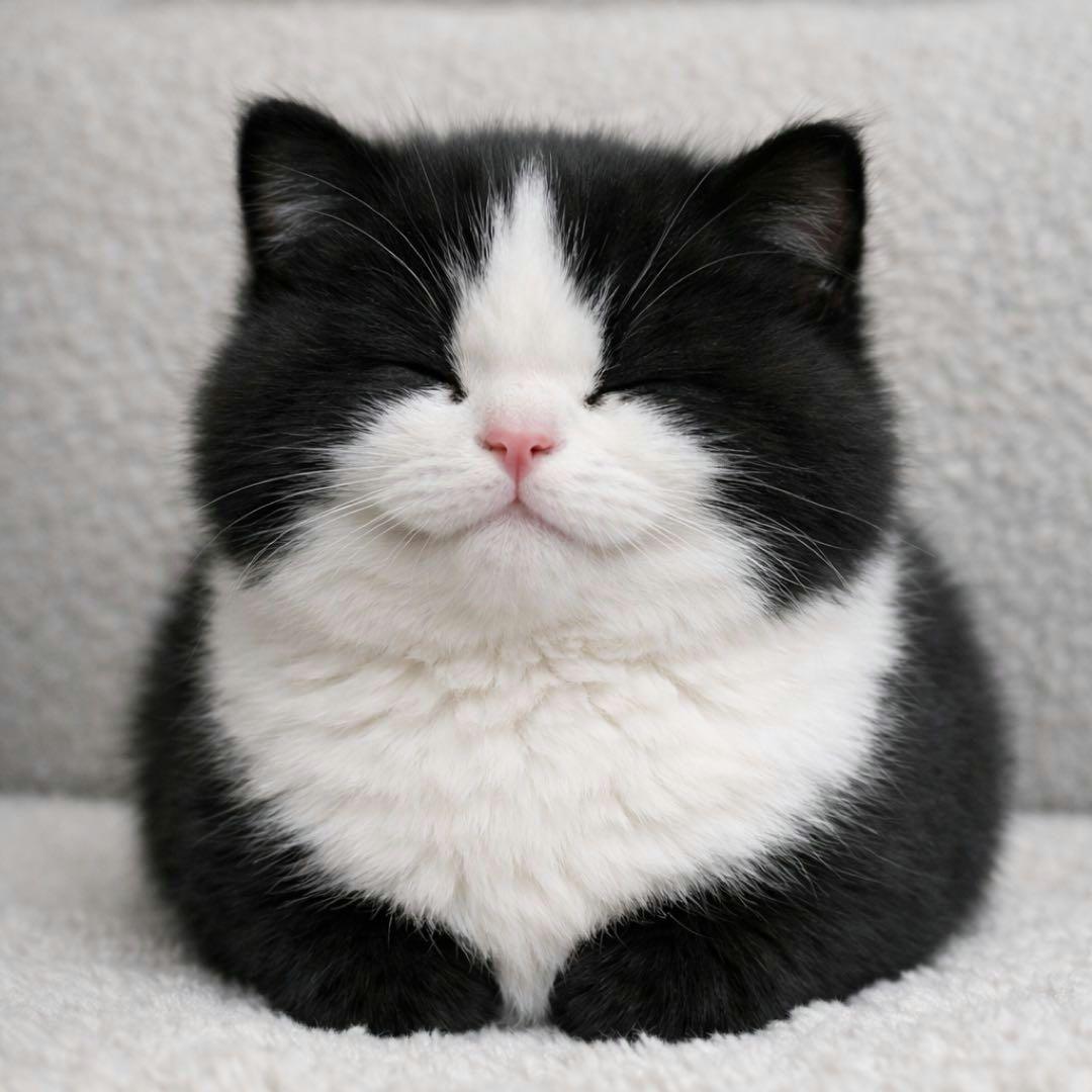 もふもふねこちゃんパネル生地　ハンドメイド