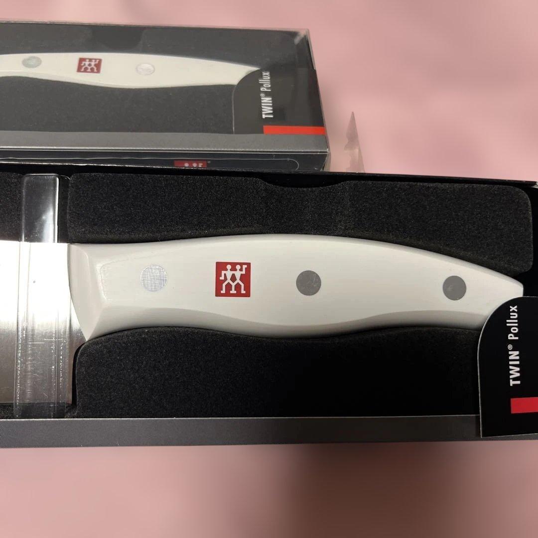 ツヴィリング　ツインポルックス三徳包丁白　ツインポルックスペティナイフ白