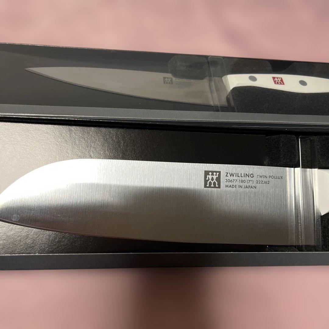 ツヴィリング　ツインポルックス三徳包丁白　ツインポルックスペティナイフ白