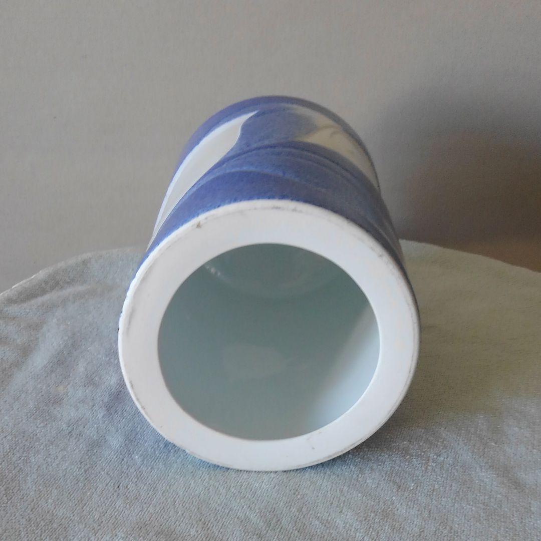 畑萬窯　水芭蕉紋　ランプ