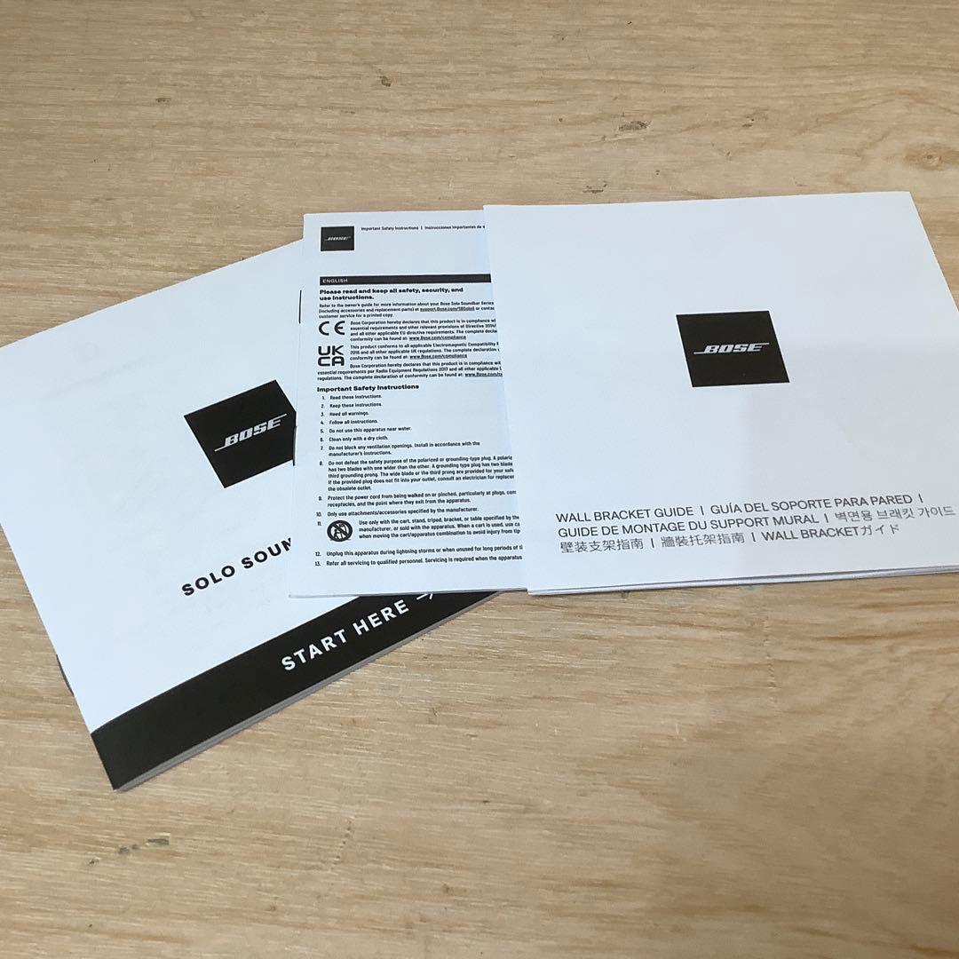 ♡*ゃ様 BOSE ボーズ Solo Soundbar II サウンドバー 黒