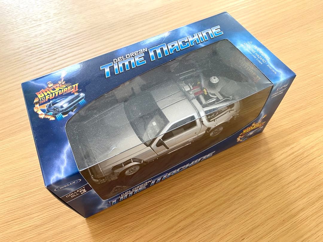 【3台セット・未開封】WELLY 1/24 デロリアン BTTF パート123