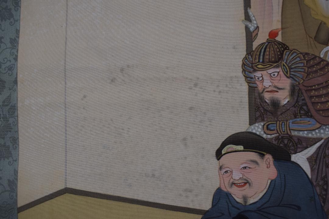 作者不詳/七福神図/一力茶屋/宴之図/掛軸☆宝船☆Z-597