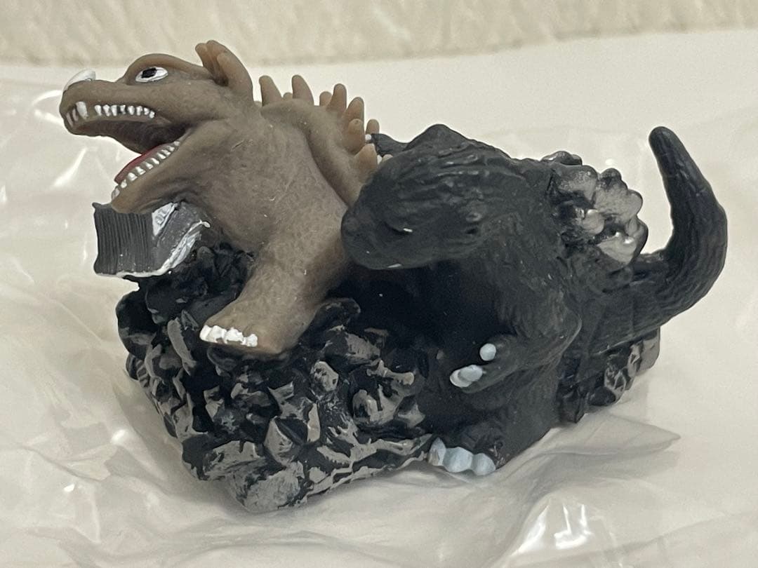 バンダイ ゴジラ激闘集！ 指人形 計9個セット ミニフィギュア ミニチュアソフビ