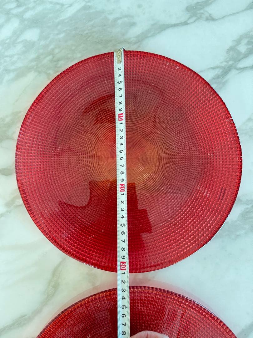 ナハトマン レッドプレート2枚セット 約31cm