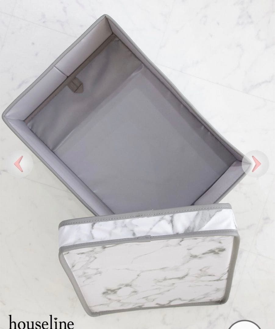 Rady 大理石収納　2個　レディー　ふた付き