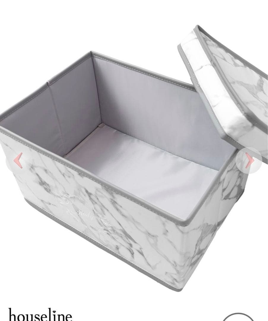 Rady 大理石収納　2個　レディー　ふた付き