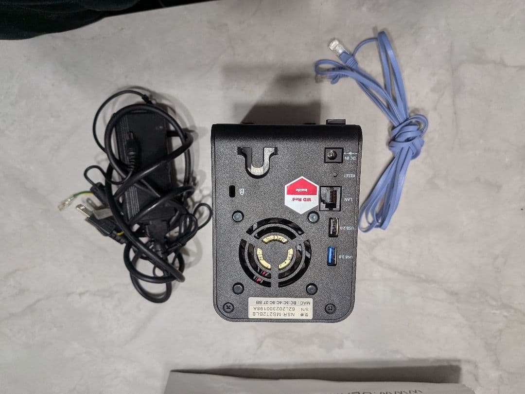 ELECOM エレコム2BayNASサーバー NSR-MS2T2BLB