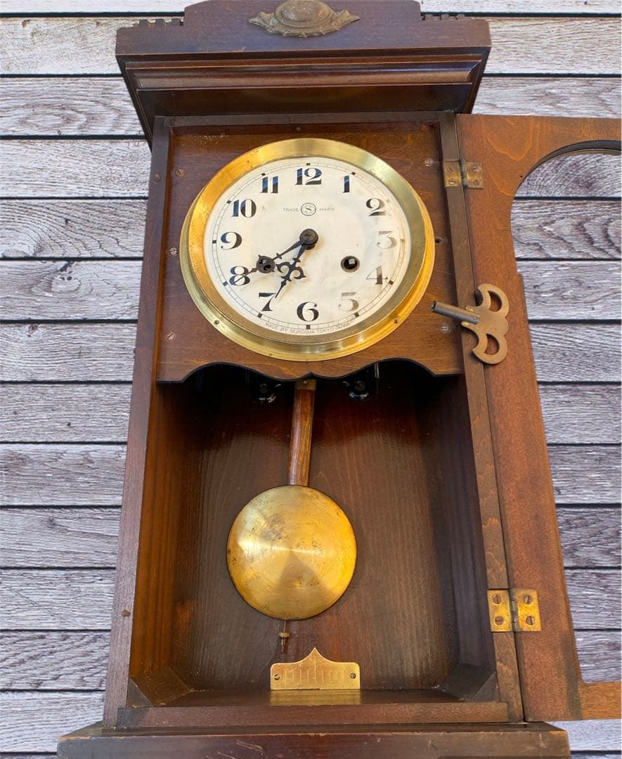 座敷時計　昭和8年製　ビンテージ時計　ジャンク品