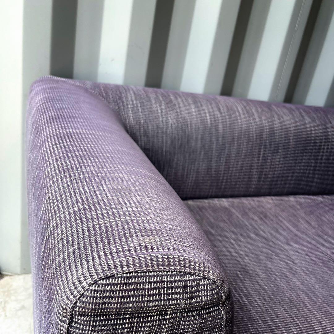 取付無料！アクタス OWN-S グレーファブリックアームソファ 訳あり現状品