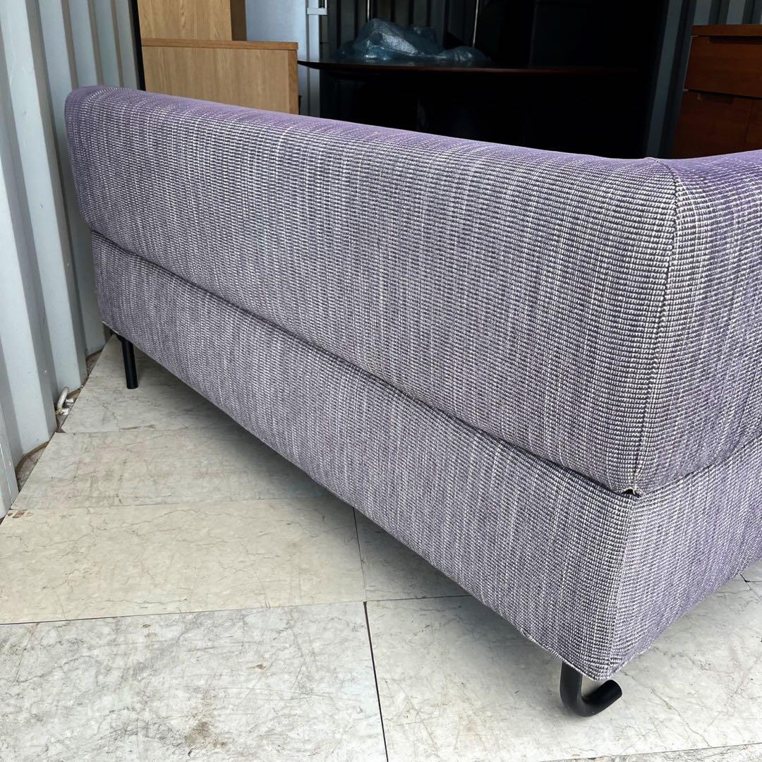 取付無料！アクタス OWN-S グレーファブリックアームソファ 訳あり現状品