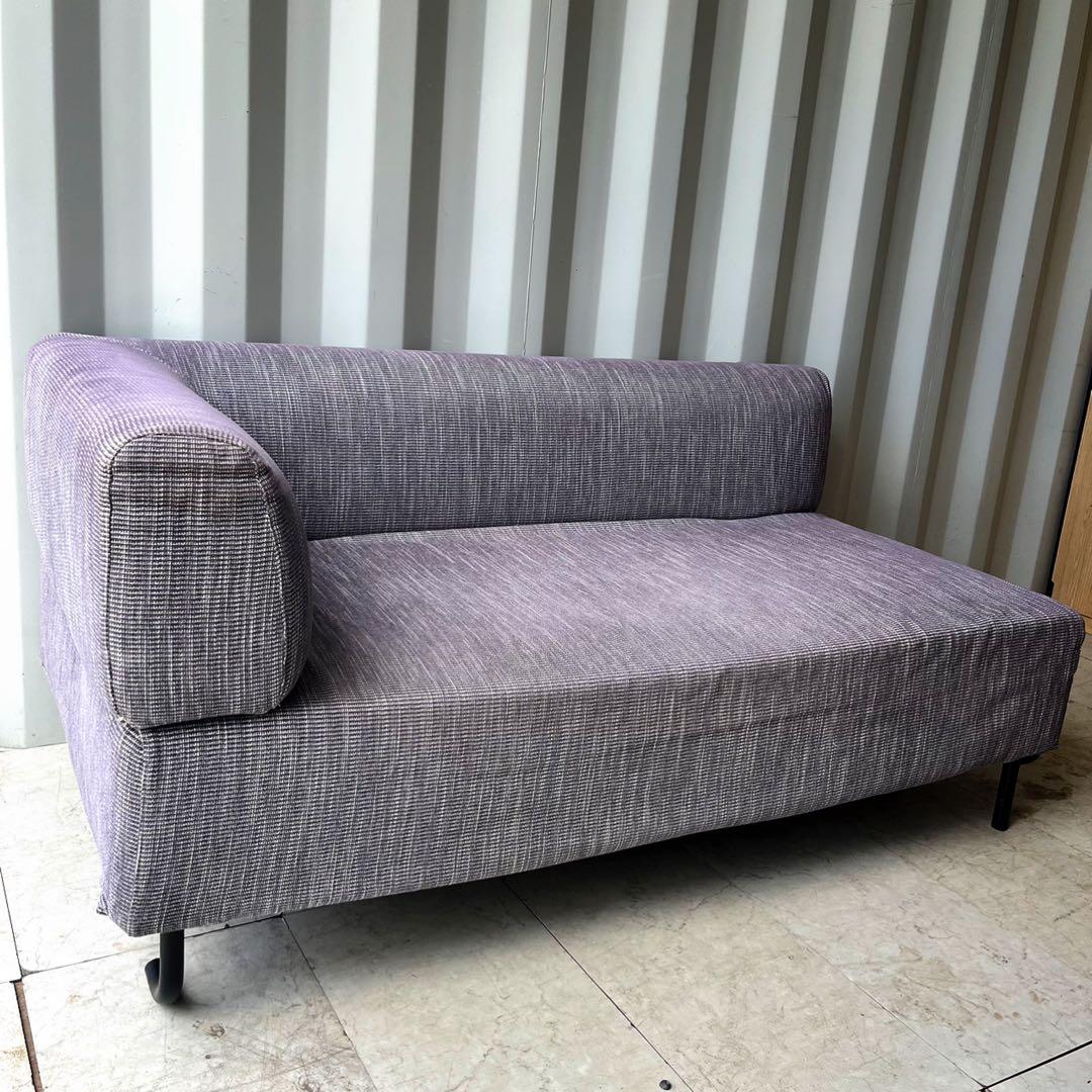 取付無料！アクタス OWN-S グレーファブリックアームソファ 訳あり現状品