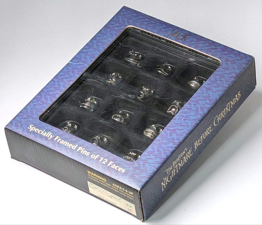 NBC ジャック ピンズ12種セット 額入り ナイトメアー・ビフォア・クリスマス