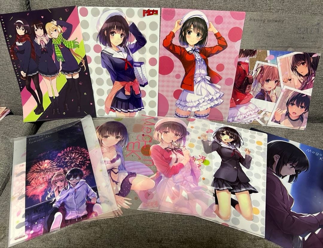 冴えない彼女の育てかた クリアファイル まとめ売り