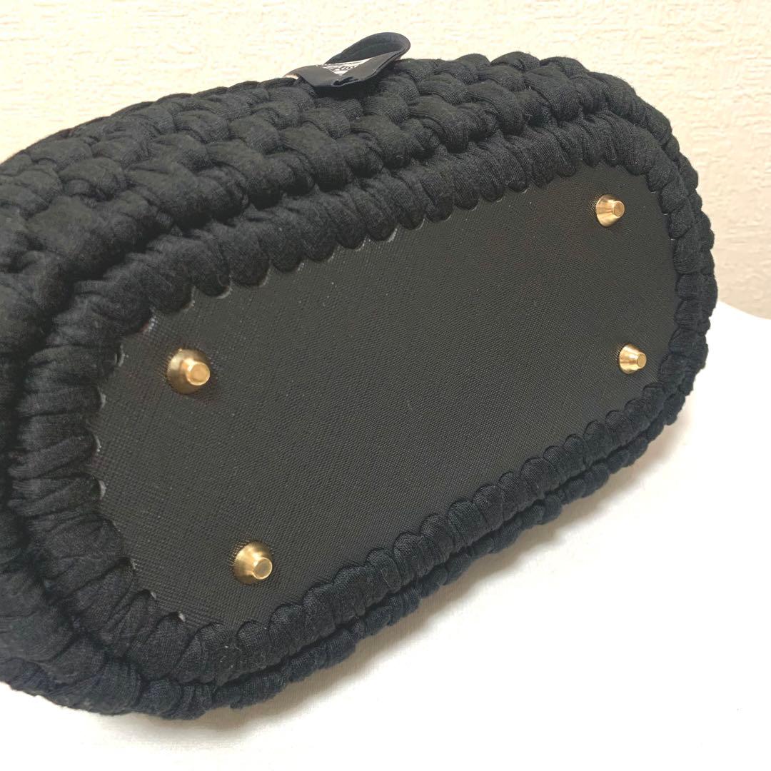 しっかりサイズ/スカーフ付きバイカラートートバッグ