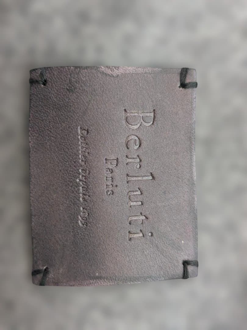 Berluti ベルルッティ レザー メンテナンスクリーム ポーチセット 無色