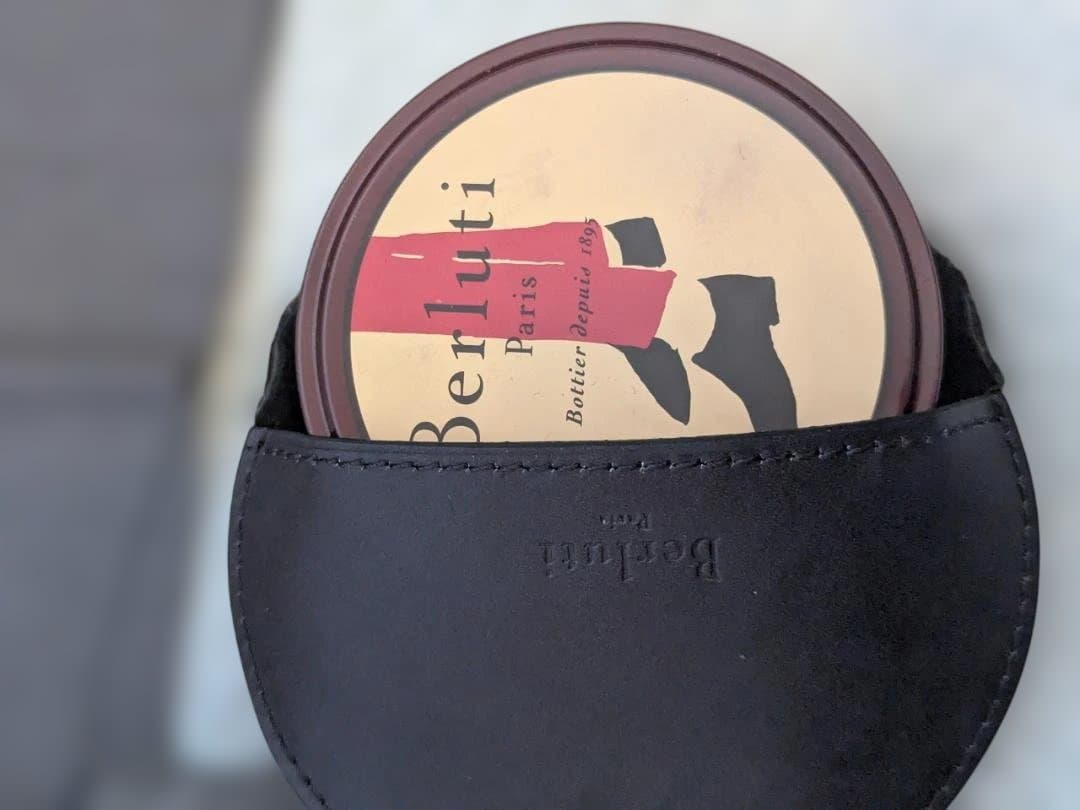 Berluti ベルルッティ レザー メンテナンスクリーム ポーチセット 無色