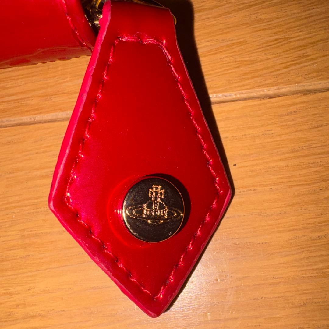 【ショッパー付】Vivienne Westwood 長財布 マット 赤