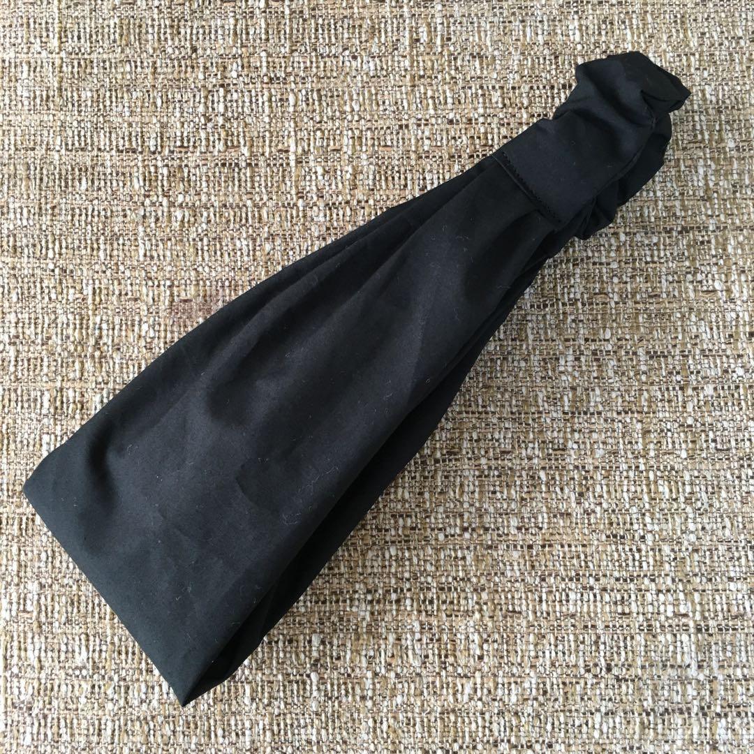 ヘアバンドタイプの三角巾（ちょうちょ刺繍）大人用　子ども用