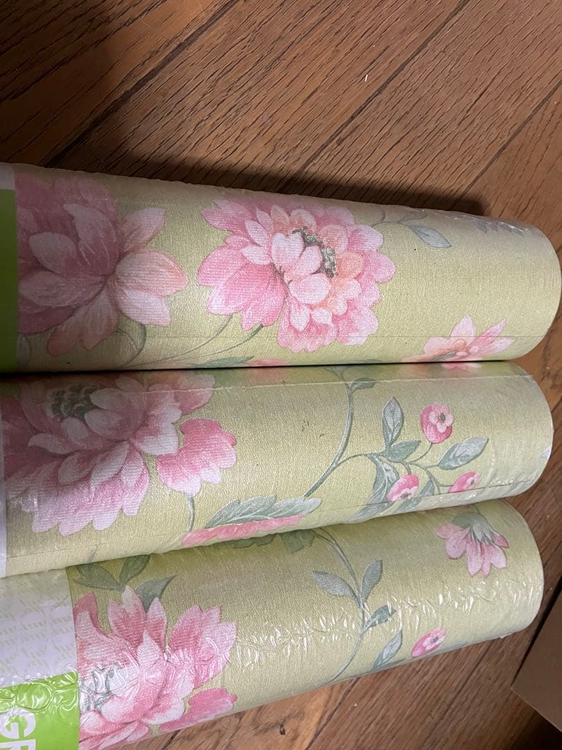 壁紙　クロス　黄緑　3巻