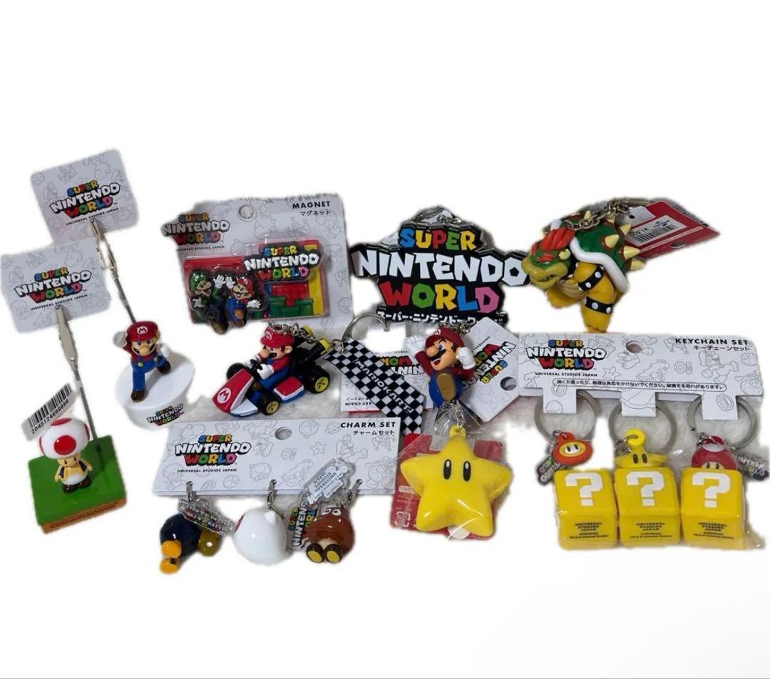 【USJ】スーパーマリオブラザーズグッズセット任天堂マリオキーホルダーバラ売り✖️
