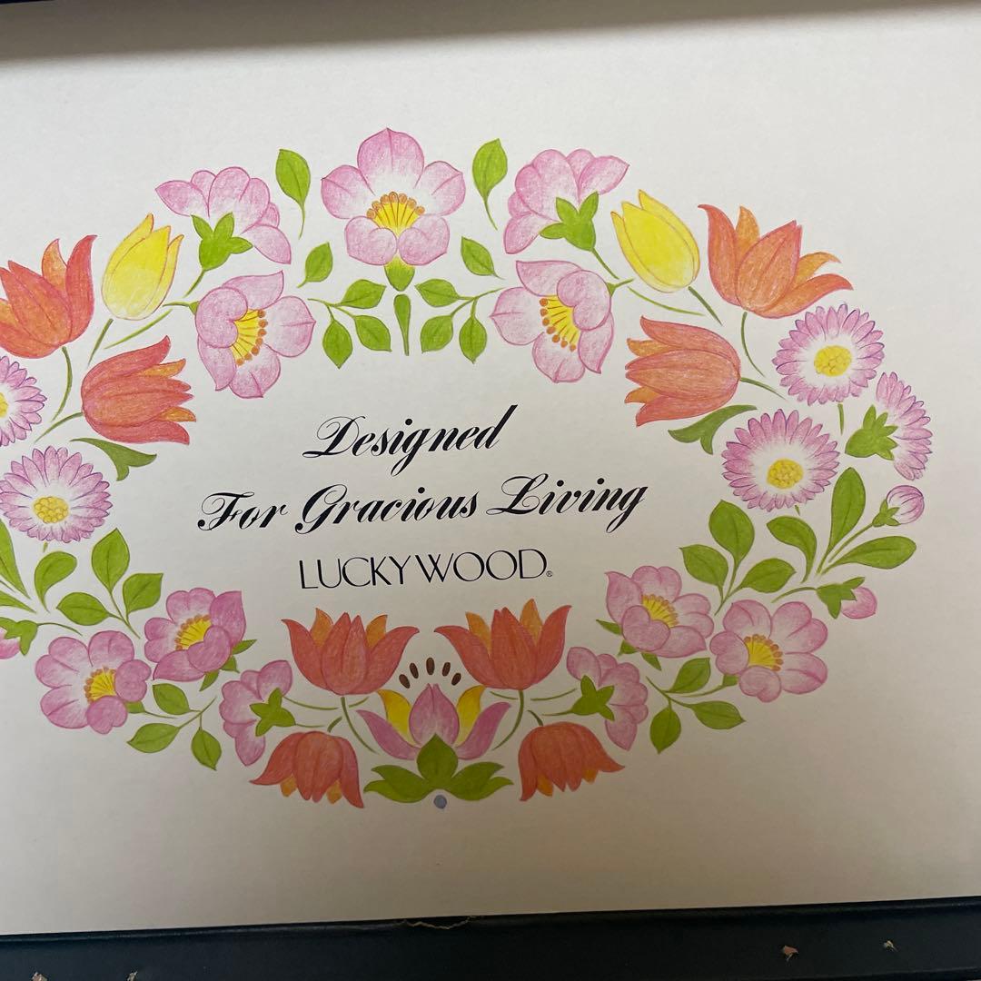 ラッキーウッド　カトラリーセット　マリエッタリボン21本　ステンレス　新品未使用