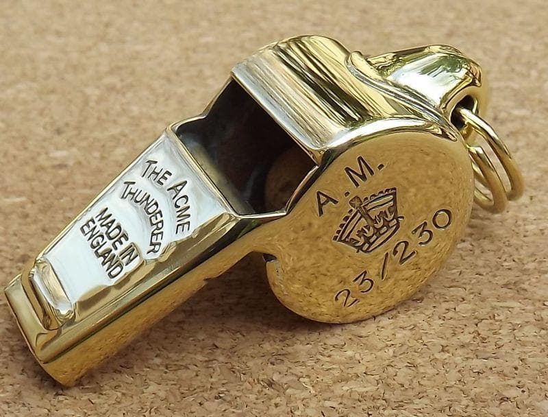 A-2用に！ 大戦モデル究極最強復刻 MADE IN ENGLAND ホイッスル