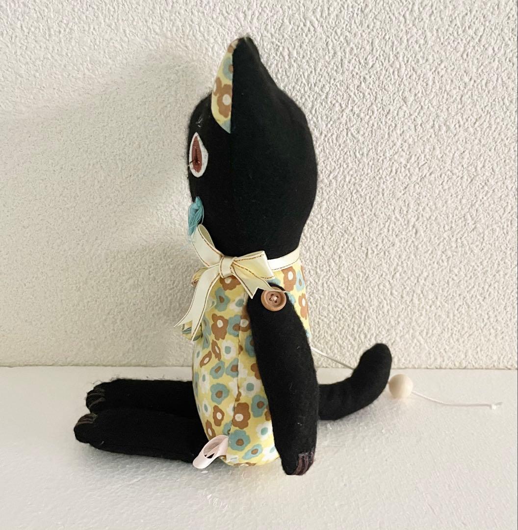 【レア】ナタリー・レテ限定商品 キラキラ星オルゴール人形　黒猫