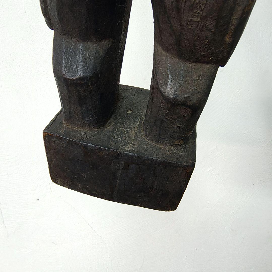 【Papua New Guinea】木彫り 部族 オブジェ 置物