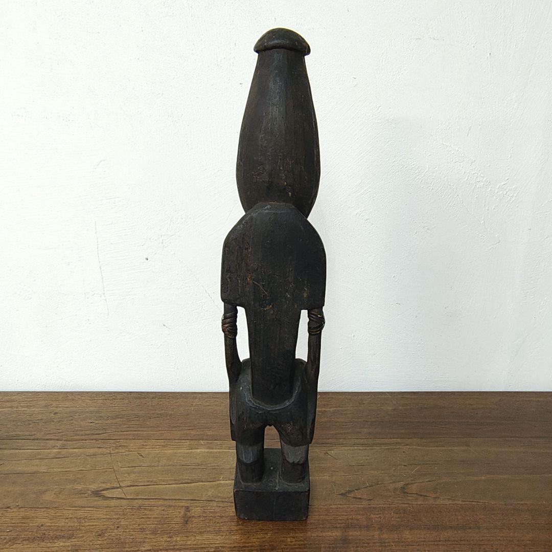 【Papua New Guinea】木彫り 部族 オブジェ 置物