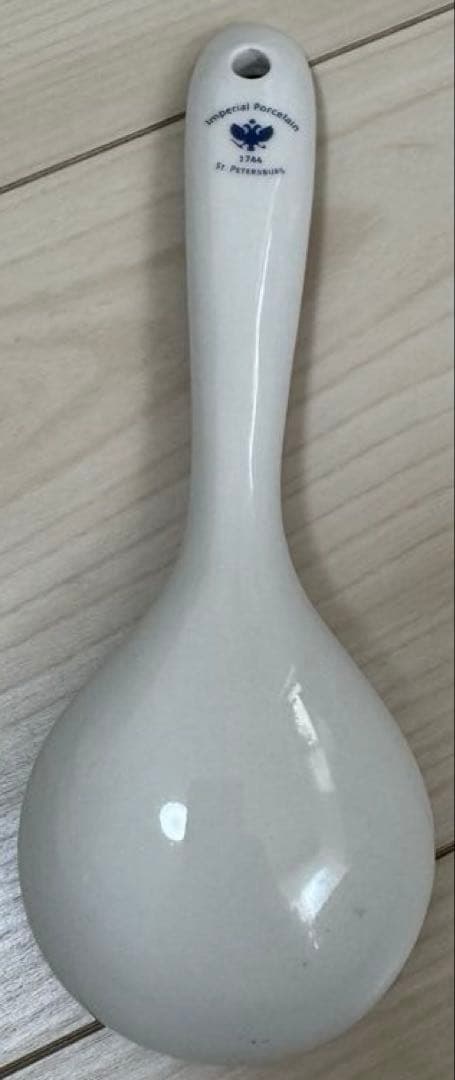 飾り用スプーン　ロシア陶磁器
