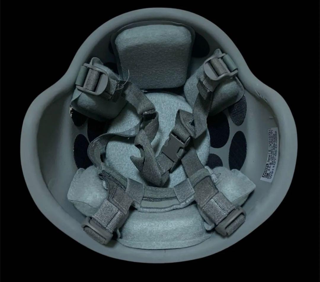 新品 ミリタリーヘルメット Sサイズ グレー